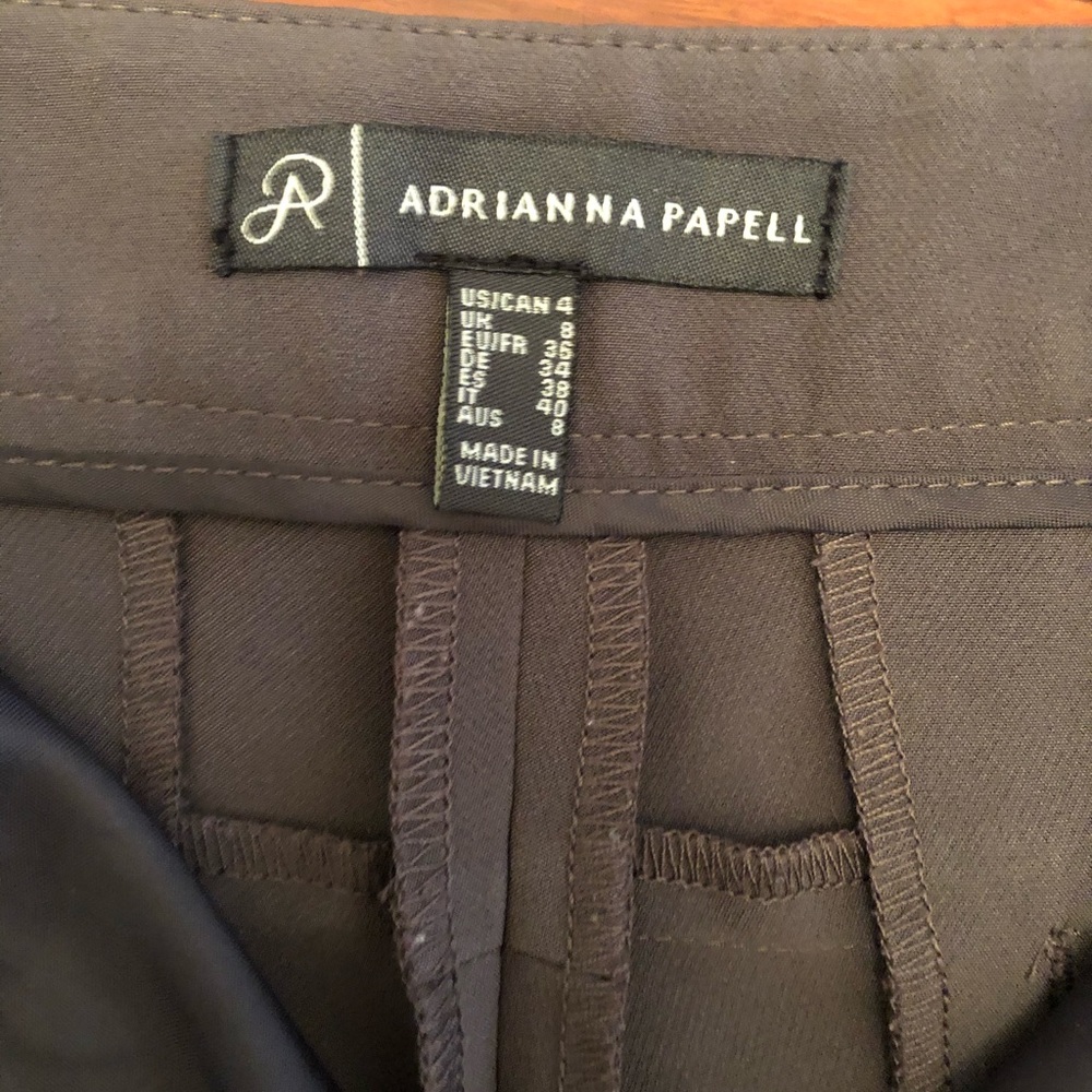 Grey Adrianna Papell work slacks